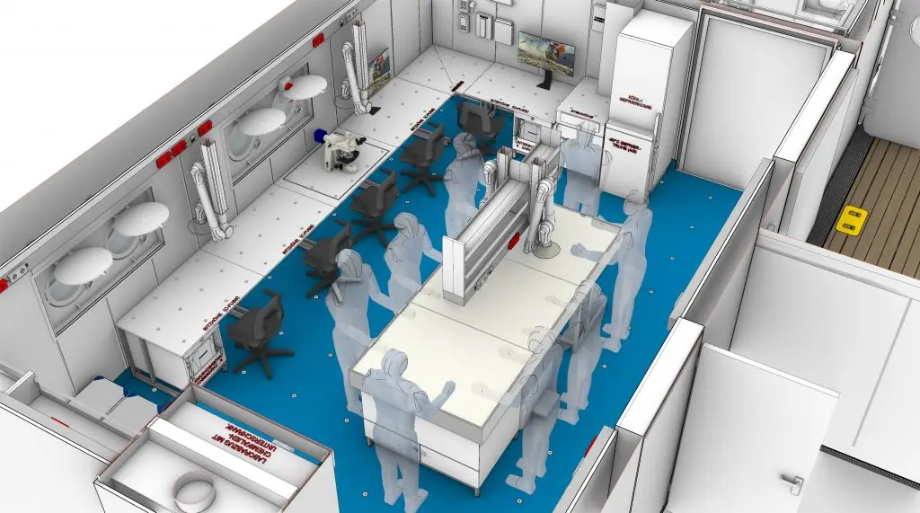 Walther Herwig, Rendering Concept Design, Trockenlabor 1 / Dry Lab 1